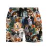 Gearhumans 3D Garden Puppies Custom Shorts GS0605218 Men Shorts Men Shorts S