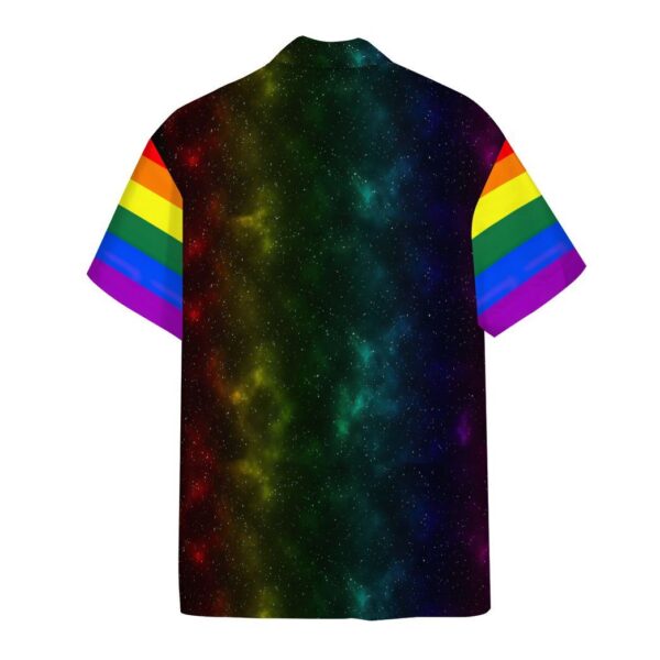 Gearhumans 3D Gay Pride Astronaut Custom Hawaii Shirt GS24052116 Hawai Shirt