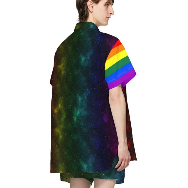 Gearhumans 3D Gay Pride Astronaut Custom Hawaii Shirt GS24052116 Hawai Shirt
