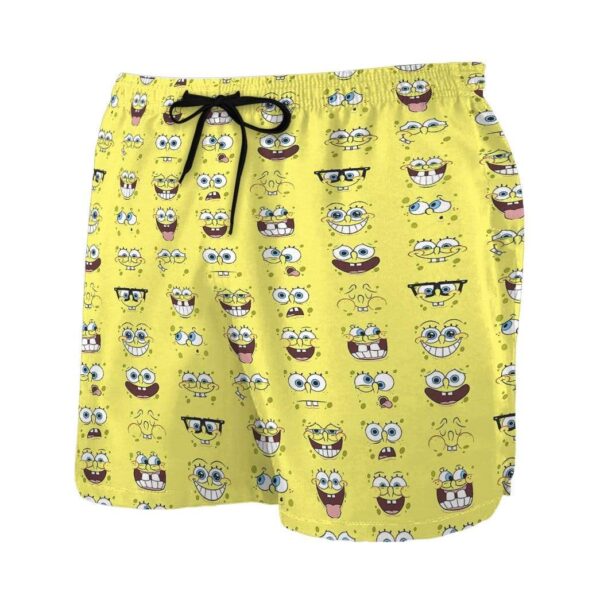 Gearhumans 3D Spongebob Emotions Custom Beach Shorts GN15074 Men Shorts