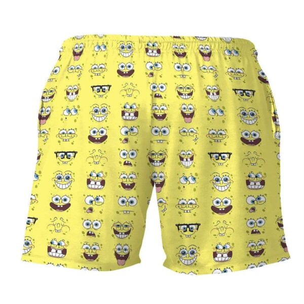 Gearhumans 3D Spongebob Emotions Custom Beach Shorts GN15074 Men Shorts