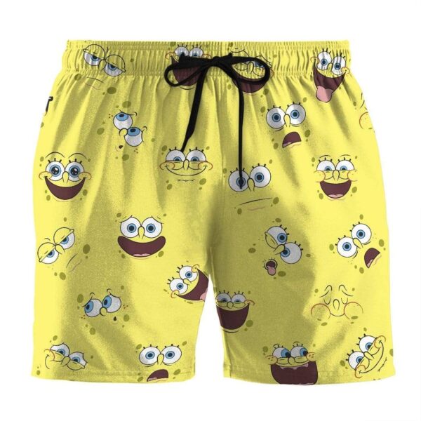 Gearhumans 3D Spongebob Everywhere Custom Beach Shorts Swim Trunks GL300615 Men Shorts Men Shorts S 