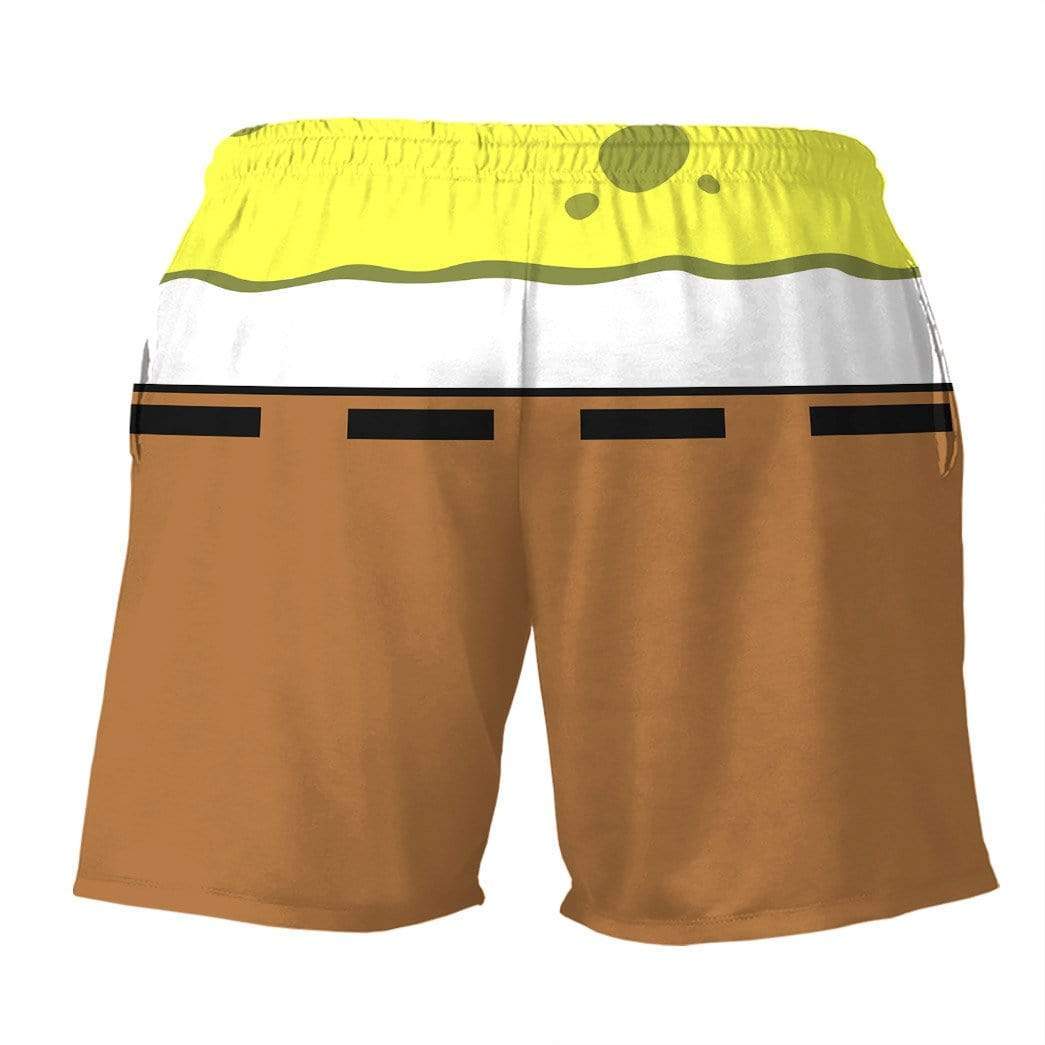 Gearhumans 3D SpongeBob Set Custom Beach Shorts Swim Trunk GV310716 Men Shorts