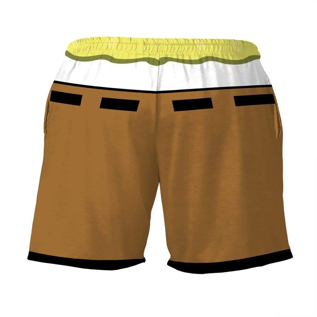 Gearhumans 3D SpongeBob Squarepants Custom Beach Short Swim Trunk GW20049 Men Shorts