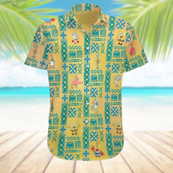 Gearhumans 3D Spongebob Squarepants Hawaii Shirt ZB290355 Hawai Shirt
