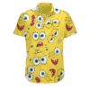 Gearhumans 3D Spongebob Squarepants Hawaii Shirt ZB290359 Hawai Shirt Short Sleeve Shirt S