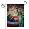Gearhumans 3D Statue Of Liberty Independence Day Custom Flag GW2306214 House Flag House Flag S