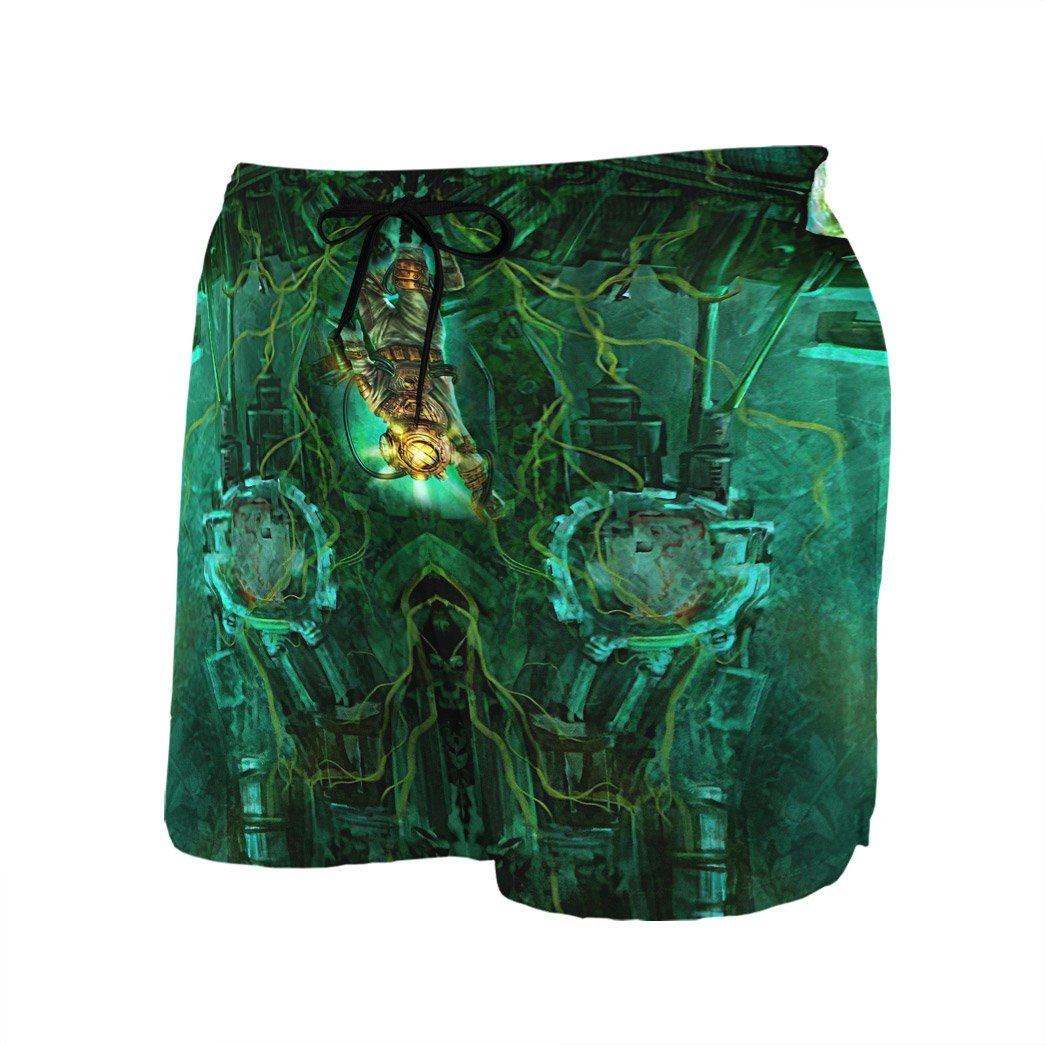 Gearhumans 3D Steampunk Diver Custom Short Sleeve Shirt GS1406212 Hawai Shirt