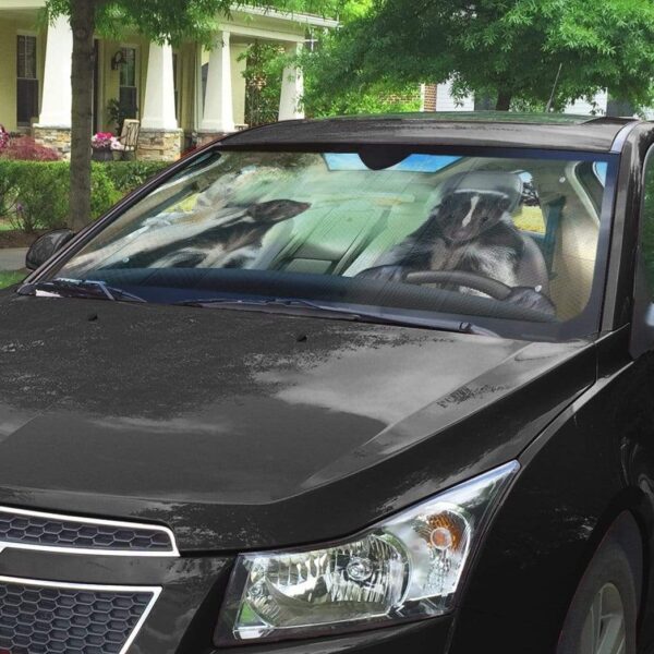 gearhumans 3D Stinky Skunks Custom Car Auto Sunshade GS26062 Auto Sunshade 