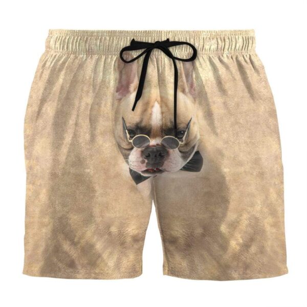 Gearhumans 3D Stop Looking At Me Bulldog Custom Summer Beach Shorts Swim Trunks GV160611 Men Shorts Men Shorts S 