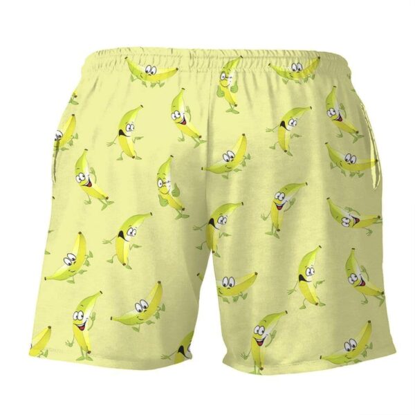 Gearhumans 3D Stop looking at my bananas Beach Shorts Swim Trunks GV030717 Men Shorts