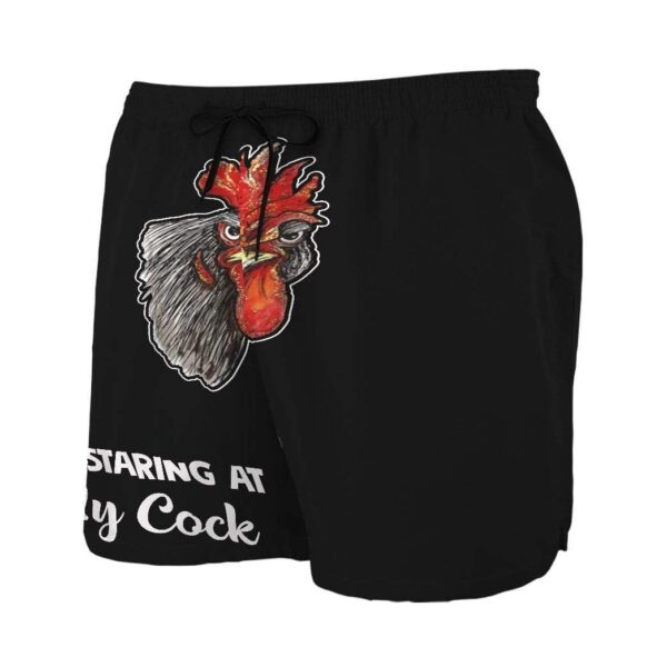 Gearhumans 3D Stop Staring At My Cock Custom Beach Shorts Swim Trunks GV11061 Men Shorts