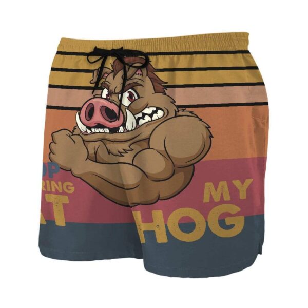 Gearhumans 3D Stop Staring At My Hog Custom Beach Shorts GS29066 Men Shorts