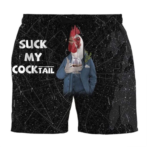 Gearhumans 3D Suck My Cocktail Custom Beach Shorts Swim Trunks GL30061 Men Shorts Men Shorts S 