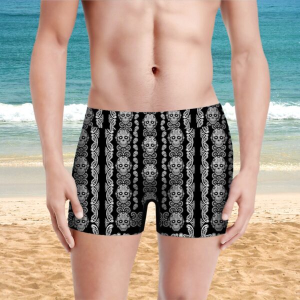 Gearhumans 3D Sugar Skull Couple Custom Mens Underwears GS02072114 Men Underwears 