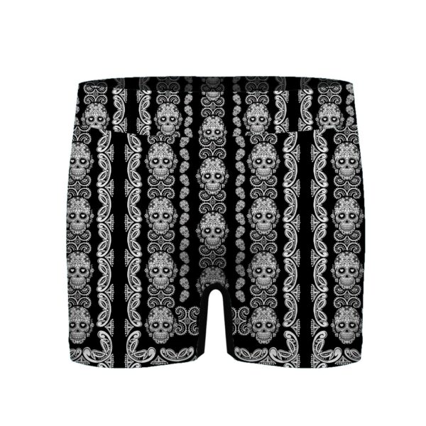 Gearhumans 3D Sugar Skull Couple Custom Mens Underwears GS02072114 Men Underwears Men Underwears S 