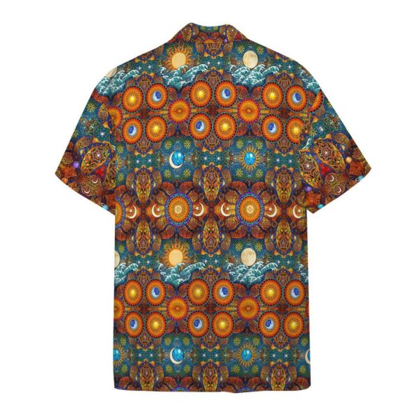 Gearhumans 3D Sun Energy Hippie Thing Custom Short Sleeve Shirt GS2806213 Hawai Shirt