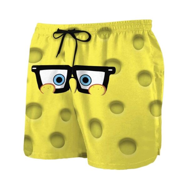 Gearhumans 3D Surprising SpongeBob SquarePants Custom Summer Beach Shorts Swim Trunks GV19062 Men Shorts