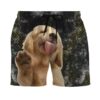 Gearhumans 3D Sweety Labrador Retriever Puppy Custom Beach Shorts Swim Trunks GL08061 Men Shorts Men Shorts S