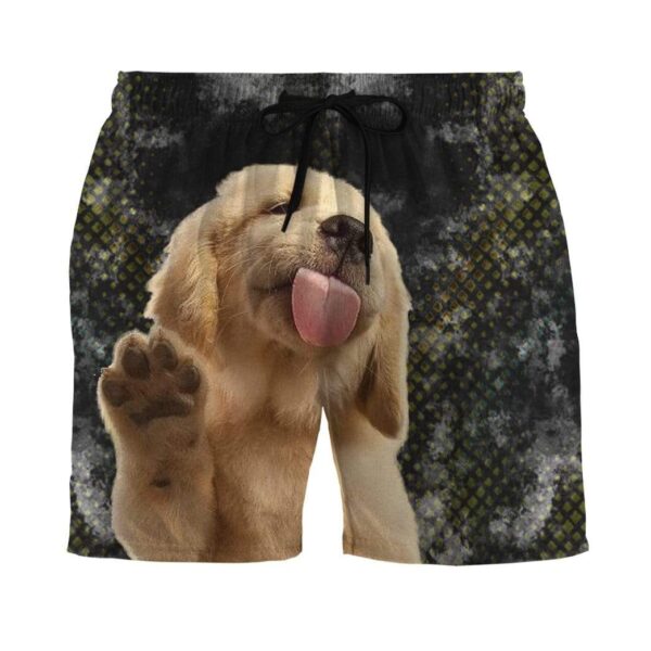 Gearhumans 3D Sweety Labrador Retriever Puppy Custom Beach Shorts Swim Trunks GL08061 Men Shorts Men Shorts S 