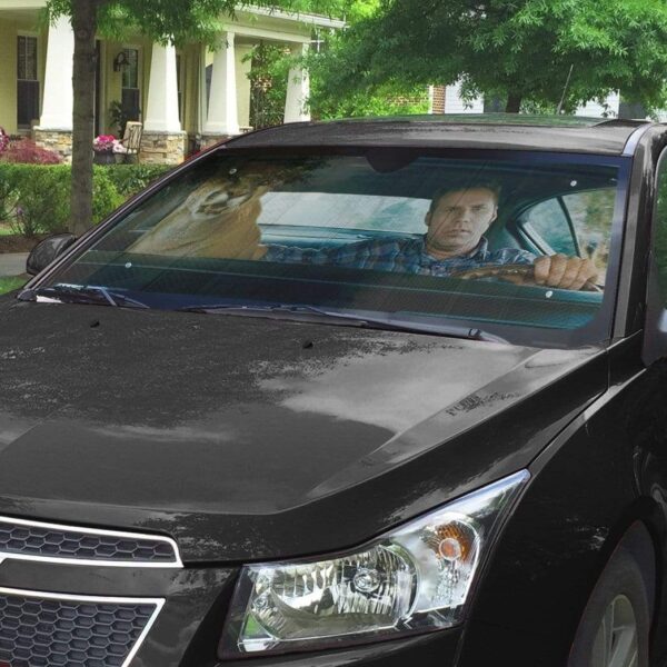 gearhumans 3D Talladega Nights Cougar Custom Car Auto Sunshade GS27077 Auto Sunshade