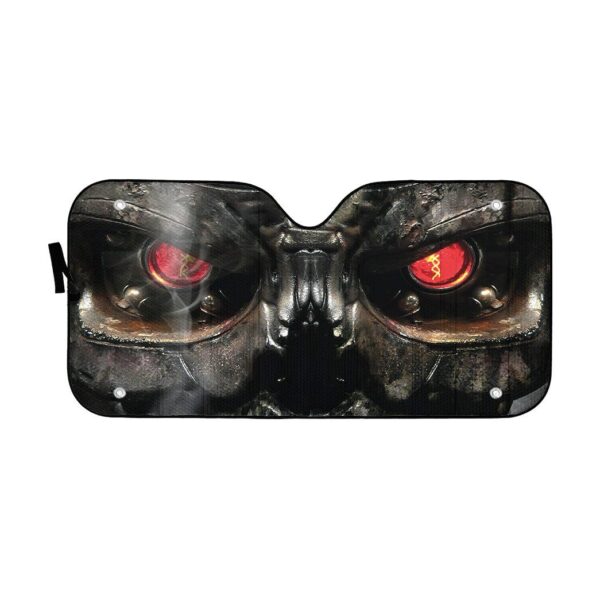 Gearhumans 3D Terminator Custom Auto Car Sunshade GO04052123 Auto Sunshade 57''x27.5'' 