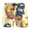 Gearhumans 3D The Bart Simpsons Custom Beach Shorts Swim Trunks GN02078 Men Shorts Men Shorts S