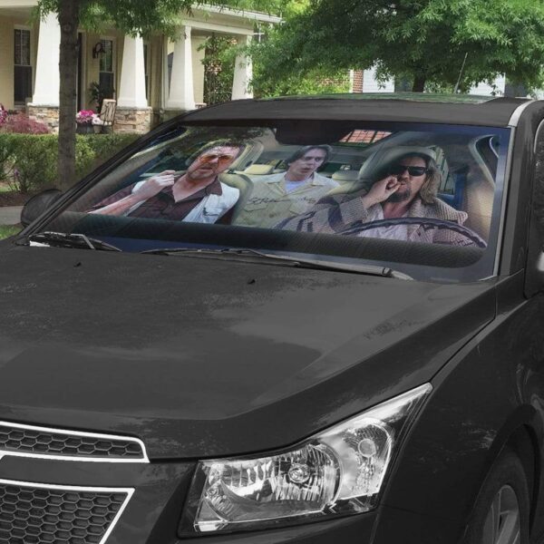 gearhumans 3D The Big Lebowski Custom Car Auto Sunshade GS04088 Auto Sunshade 