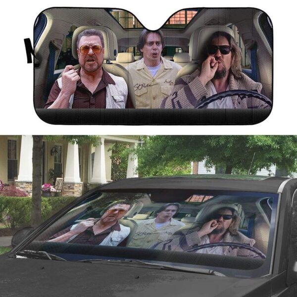 gearhumans 3D The Big Lebowski Custom Car Auto Sunshade GS04088 Auto Sunshade 
