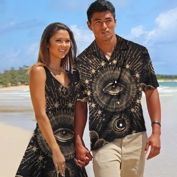 Gearhumans 3D The Eye Of Tarot Custom Women Dress GS30062119 Women Dress 