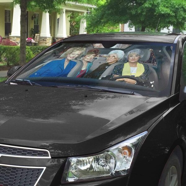 gearhumans 3D The Golden Girls Custom Car Auto Sunshade GV19073 Auto Sunshade