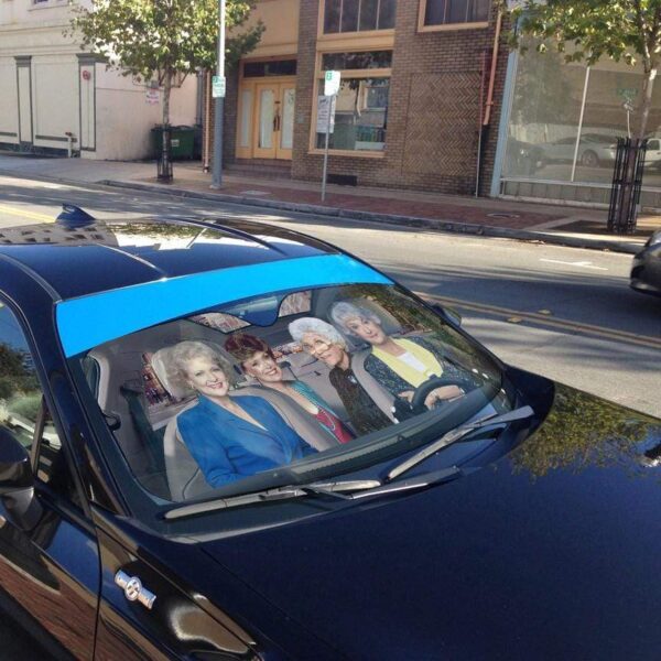 gearhumans 3D The Golden Girls Custom Car Auto Sunshade GV19073 Auto Sunshade 