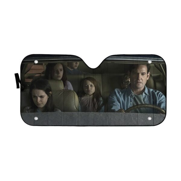 gearhumans 3D The Haunting Of Hill House Custom Car Auto Sunshade GL27077 Auto Sunshade 57''x27.5'' 