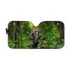 gearhumans 3D The Jaguar Hunting Custom Car Auto Sunshade GL29063 Auto Sunshade 57''x27.5''