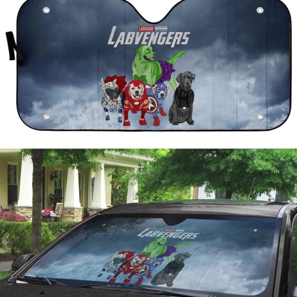 gearhumans 3D The Labvenger Custom Car Auto Sunshade GW14056 Auto Sunshade 