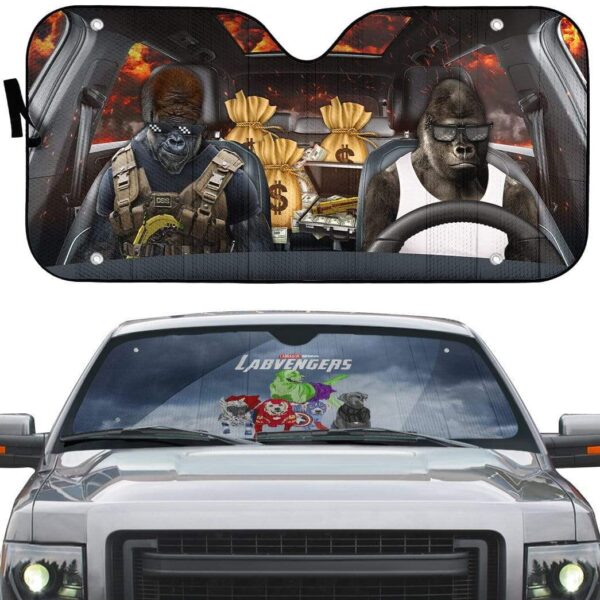 gearhumans 3D The Labvenger Custom Car Auto Sunshade GW14056 Auto Sunshade