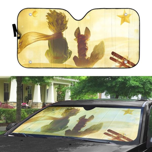Gearhumans 3D The Little Prince Custom Car Auto Sunshade GO28042117 Auto Sunshade 