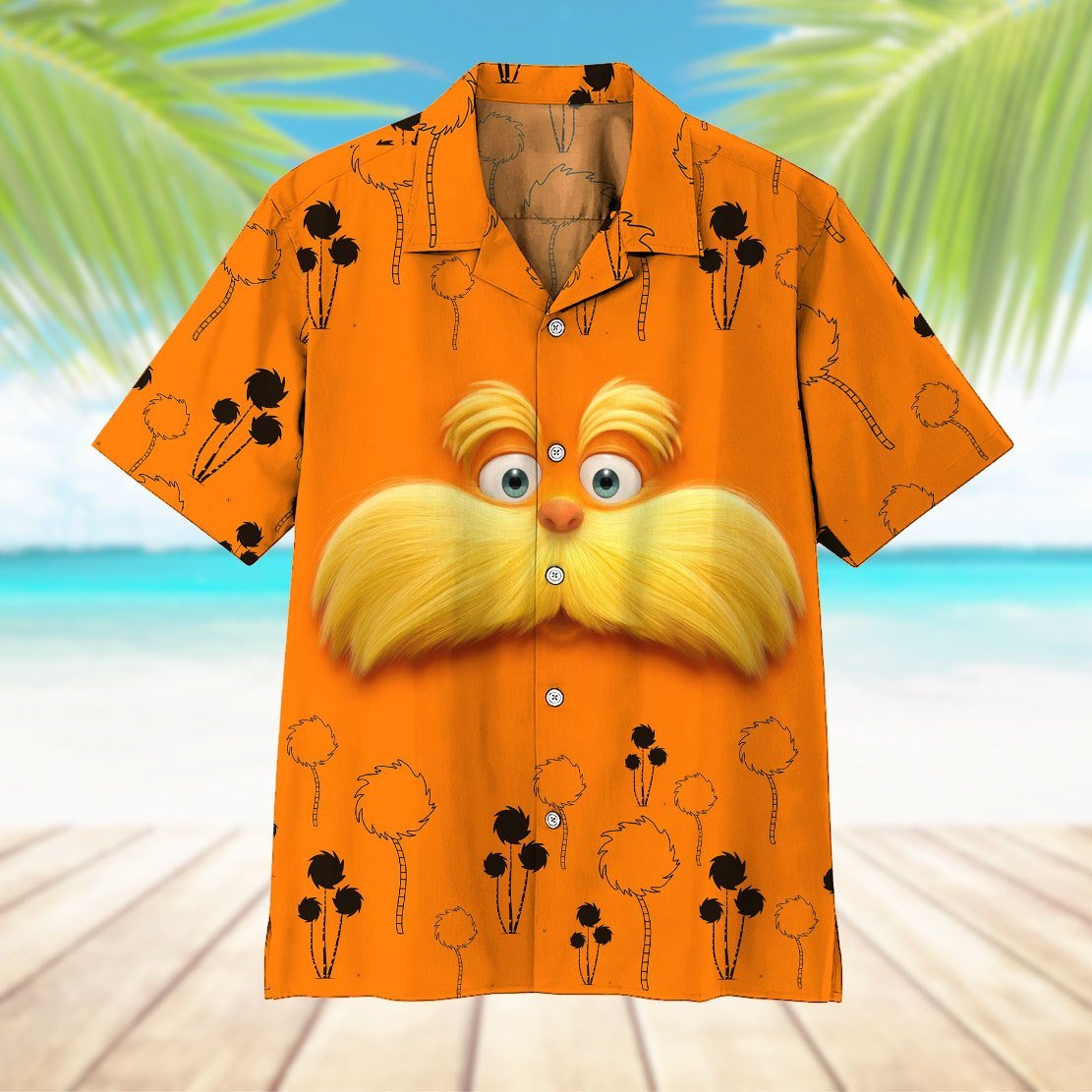 Gearhumans 3D The Lorax Hawaii Shirt ZK2904211 Hawai Shirt