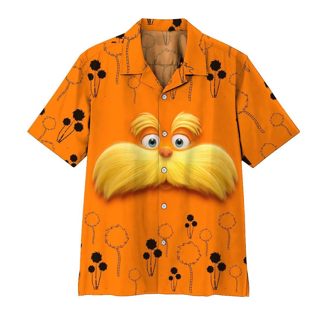 Gearhumans 3D The Lorax Hawaii Shirt ZK2904211 Hawai Shirt Short Sleeve Shirt S