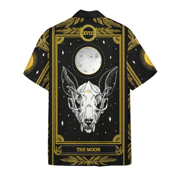 Gearhumans 3D The Moon Marigold Tarot Custom Beach Short Sleeve Shirt GS30062113 Men Shorts