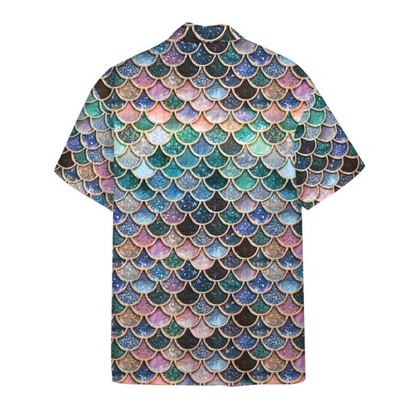 Gearhumans 3D The Most Blue Sparkle Mermaid Tail In The Ocean Custom Hawaii Shirt GO17062116 Hawai Shirt