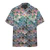 Gearhumans 3D The Most Blue Sparkle Mermaid Tail In The Ocean Custom Hawaii Shirt GO17062116 Hawai Shirt Hawai Shirt S