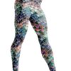 Gearhumans 3D The Most Blue Sparkle Mermaid Tail In The Ocean Custom Legging GO10062116 Leggings Leggings S