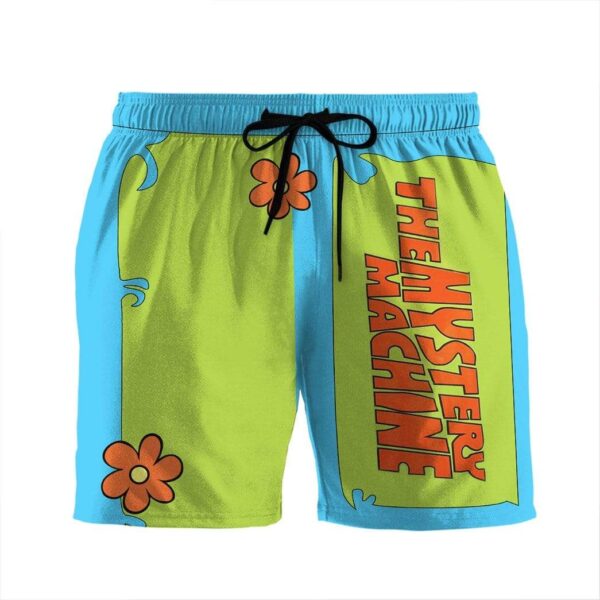 Gearhumans 3D The Mystery Machine Custom Beach Shorts Swim Trunk GW21072 Men Shorts Men Shorts S