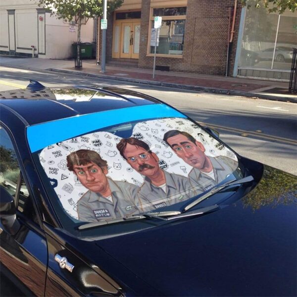 gearhumans 3D The Office Branch Wars Custom Car Auto Sunshade GW23071 Auto Sunshade