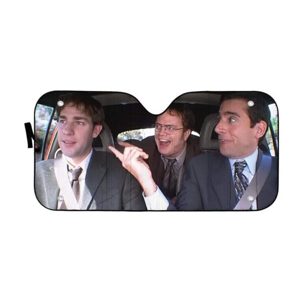 gearhumans 3D The Office Car Scene Custom Car Auto Sunshade GW310716 Auto Sunshade 57''x27.5'' 