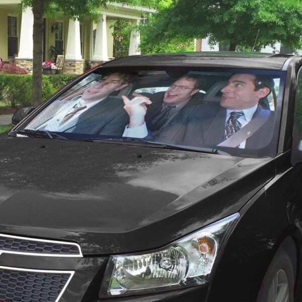 gearhumans 3D The Office Car Scene Custom Car Auto Sunshade GW310716 Auto Sunshade