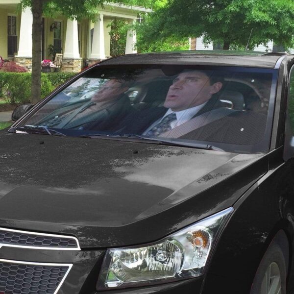 gearhumans 3D The Office Custom Car Auto Sunshade GW310720 Auto Sunshade
