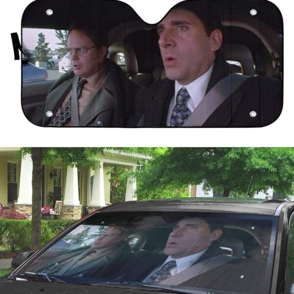 gearhumans 3D The Office Custom Car Auto Sunshade GW310720 Auto Sunshade 