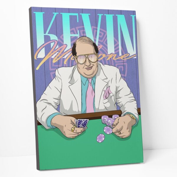 Gearhumans 3D The Office Kevin Malone Vice Custom Canvas GW04055 Canvas